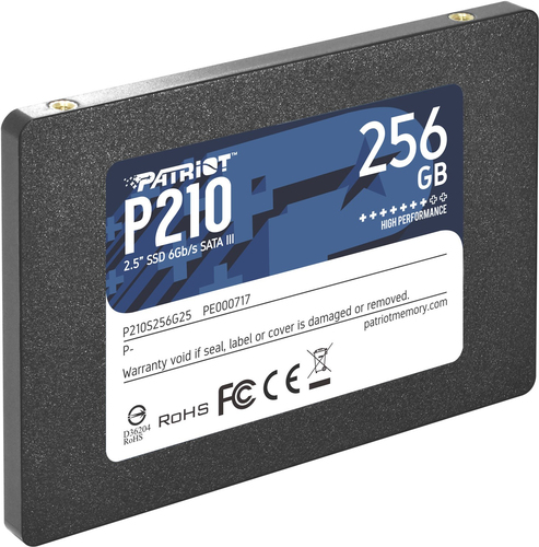 PATRIOT P210 SSD 256GB INTERNO SATA III 2.5"